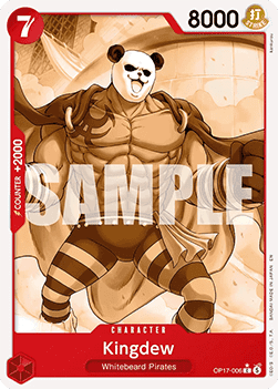 (006) One Piece TCG OP17: The World’s Strongest Warriors Single: Kingdew (OP17-006) (V.2) Alternate Art