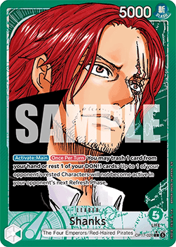 (020) One Piece TCG OP17: The World’s Strongest Warriors Single: Shanks (OP17-020) (V.2) Alternate Art