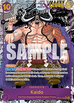 (062) One Piece TCG OP17: The World’s Strongest Warriors Single: Kaido (OP17-062) (V.3) Manga Rare