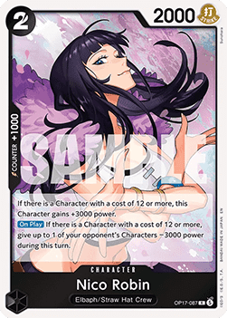 (087) One Piece TCG OP17: The World’s Strongest Warriors Single: Nico Robin (OP17-087) (V.1) Rare