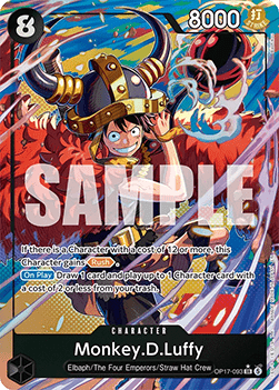 (093) One Piece TCG OP17: The World’s Strongest Warriors Single: Monkey.D.Luffy (OP17-093) (V.2) Alternate Art