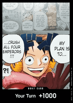 (000) One Piece TCG OP17: The World’s Strongest Warriors Single: Don!! (OP17 Luffy) (V.1) DON!!