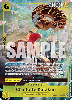(OP17-103) One Piece TCG OP17: The World’s Strongest Warriors Single: Charlotte Katakuri (OP17-103) (V.2) Treasure Rare