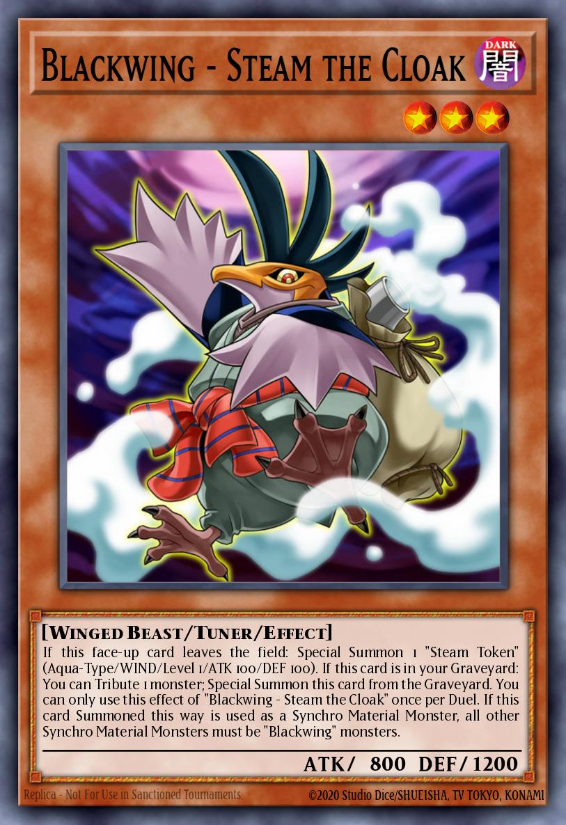 (030) YuGiOh TCG DLCS: Dragons of Legend: The Complete Series Single: Blackwing - Steam the Cloak Common