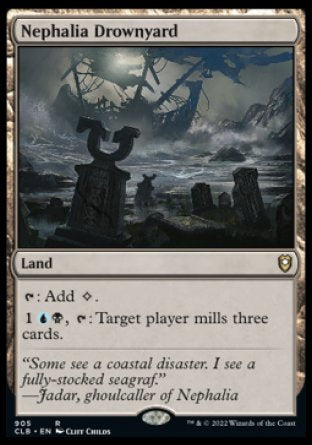 (905) Magic The Gathering Commander Legends: Battle for Baldur's Gate: Extras Single: Nephalia Drownyard Rare