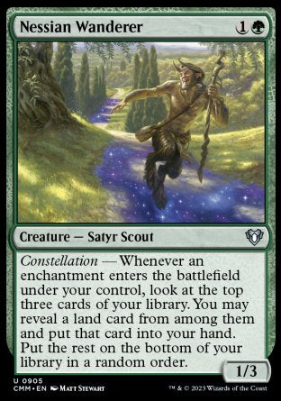 (905) Magic The Gathering Commander Masters: Extras Single: Nessian Wanderer Uncommon