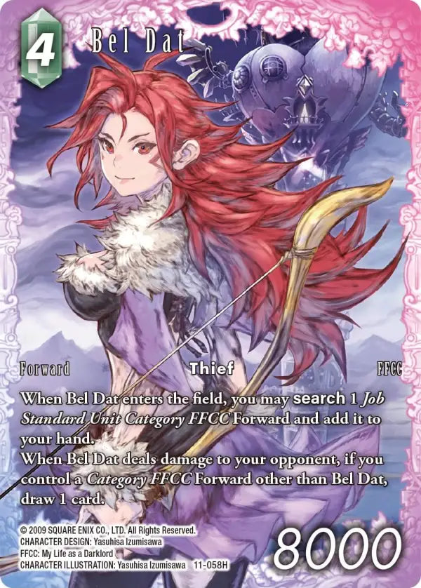 (058) Final Fantasy TCG Opus XI: Soldier's Return Single: Bel Dat (11-058) (V.2) Hero