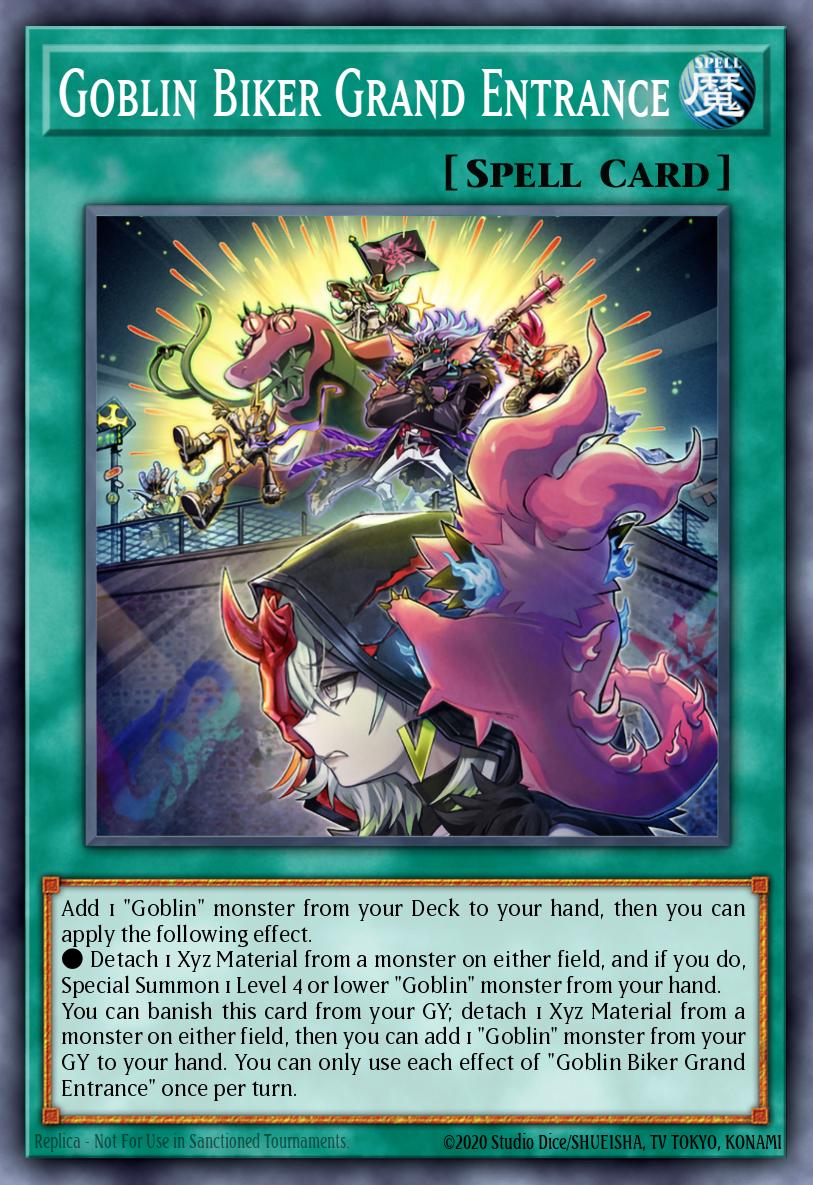 (SP1) YuGiOh TCG PHNI: Phantom Nightmare Single: Goblin Biker Grand Entrance (V.3 - Ultra Rare)  Ultra Rare