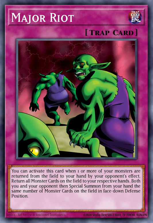 (EN029) YuGiOh TCG PSV: Pharaoh's Servant Single: Major Riot (V.3 - Common)  Common