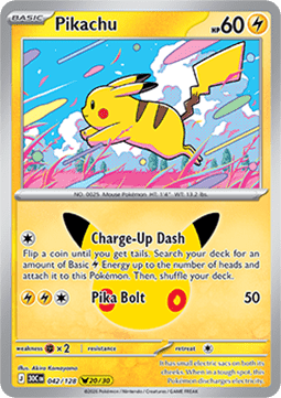 (042) Pokemon TCG 30th Celebration Single: Pikachu Pikachu Rare