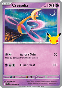 (074) Pokemon TCG 30th Celebration Single: Cresselia Common