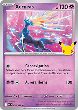 (076) Pokemon TCG 30th Celebration Single: Xerneas Rare