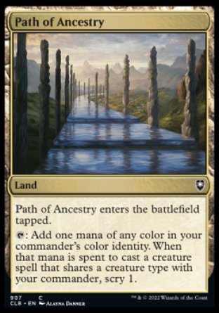 (907) Magic The Gathering Commander Legends: Battle for Baldur's Gate: Extras Single: Path of Ancestry Common