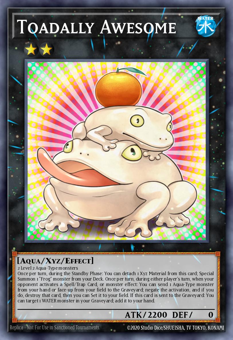 (134) YuGiOh TCG MAGO: Maximum Gold Single: Toadally Awesome Rare
