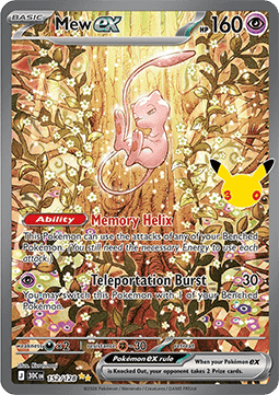 (152) Pokemon TCG 30th Celebration Single: Mew ex Special Illustration Rare