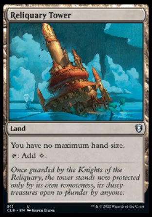 (911) Magic The Gathering Commander Legends: Battle for Baldur's Gate: Extras Single: Reliquary Tower Uncommon