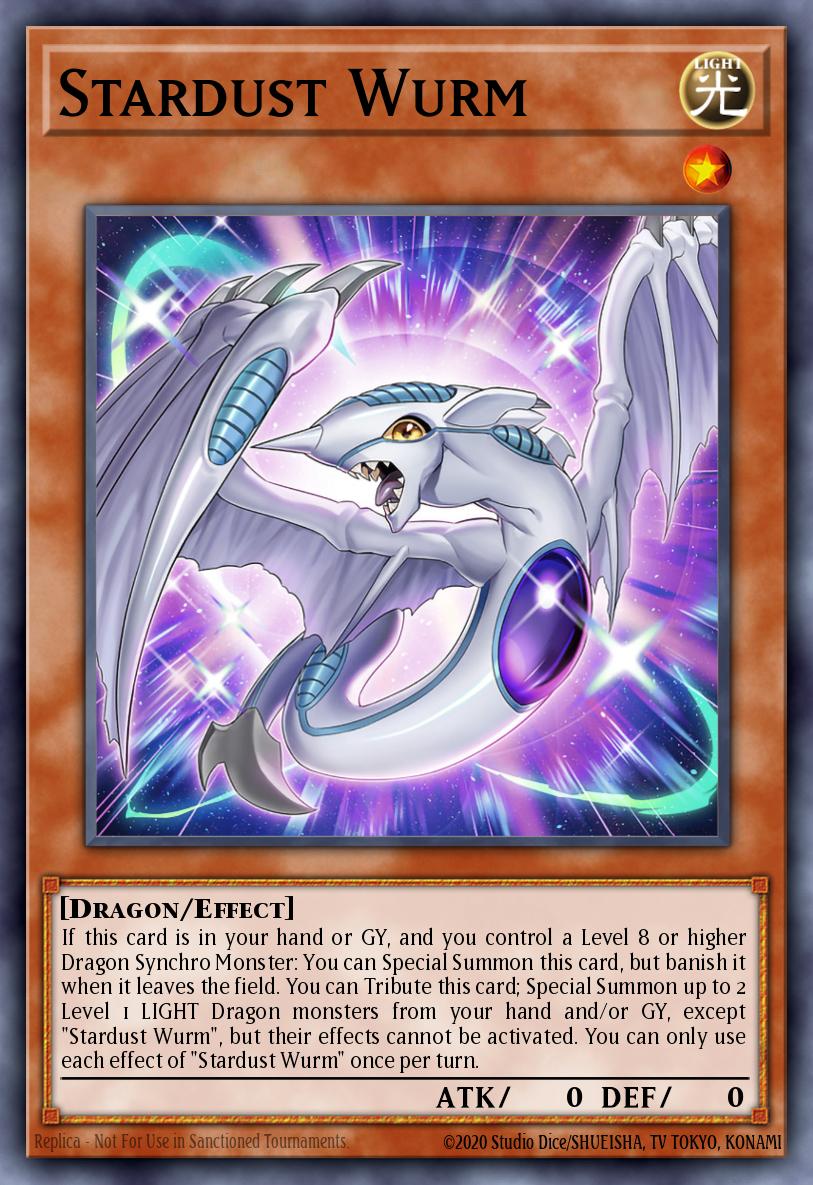 (229) YuGiOh TCG MP24: 25th Anniversary Tin: Dueling Mirrors Single: Stardust Wurm Ultra Rare