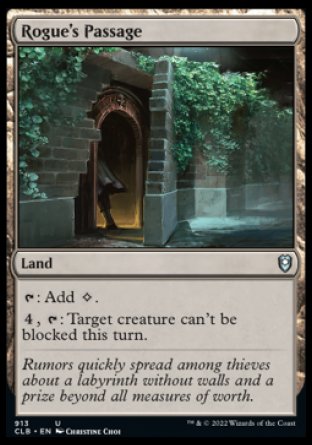 (913) Magic The Gathering Commander Legends: Battle for Baldur's Gate: Extras Single: Rogue's Passage Uncommon