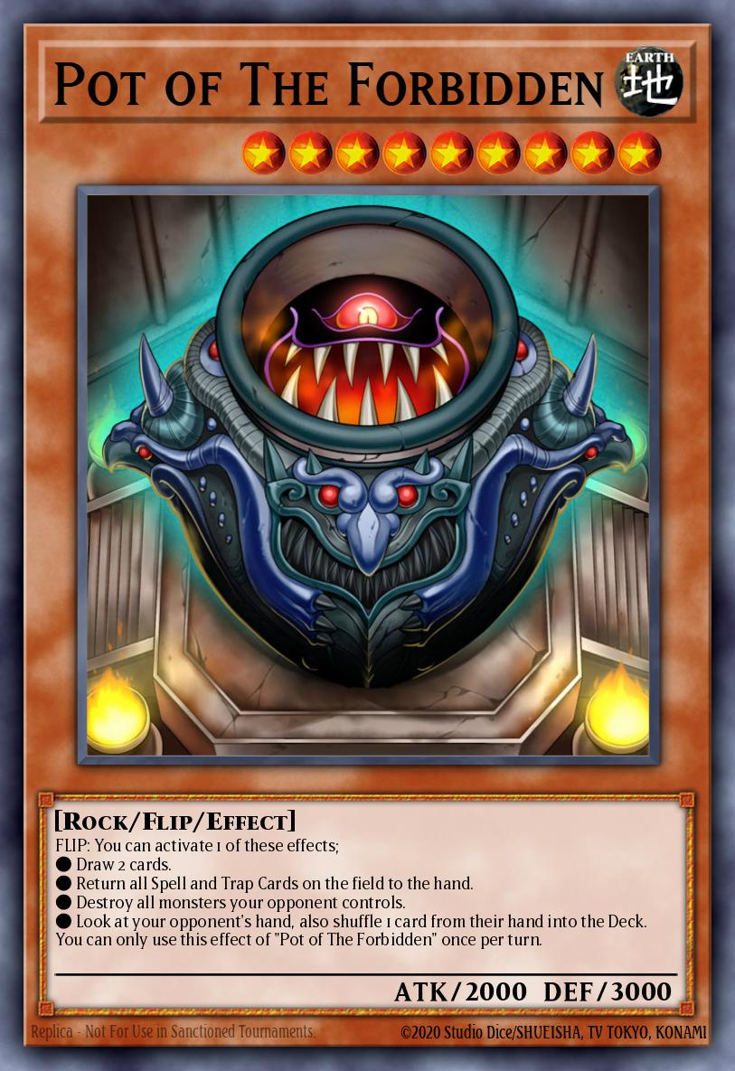 (027) YuGiOh TCG PHRE: Phantom Revenge Single: Pot of The Forbidden (V.1 - Rare) Rare