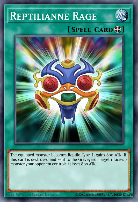 (047) YuGiOh TCG ABPF: Absolute Powerforce Single: Reptilianne Rage  Common