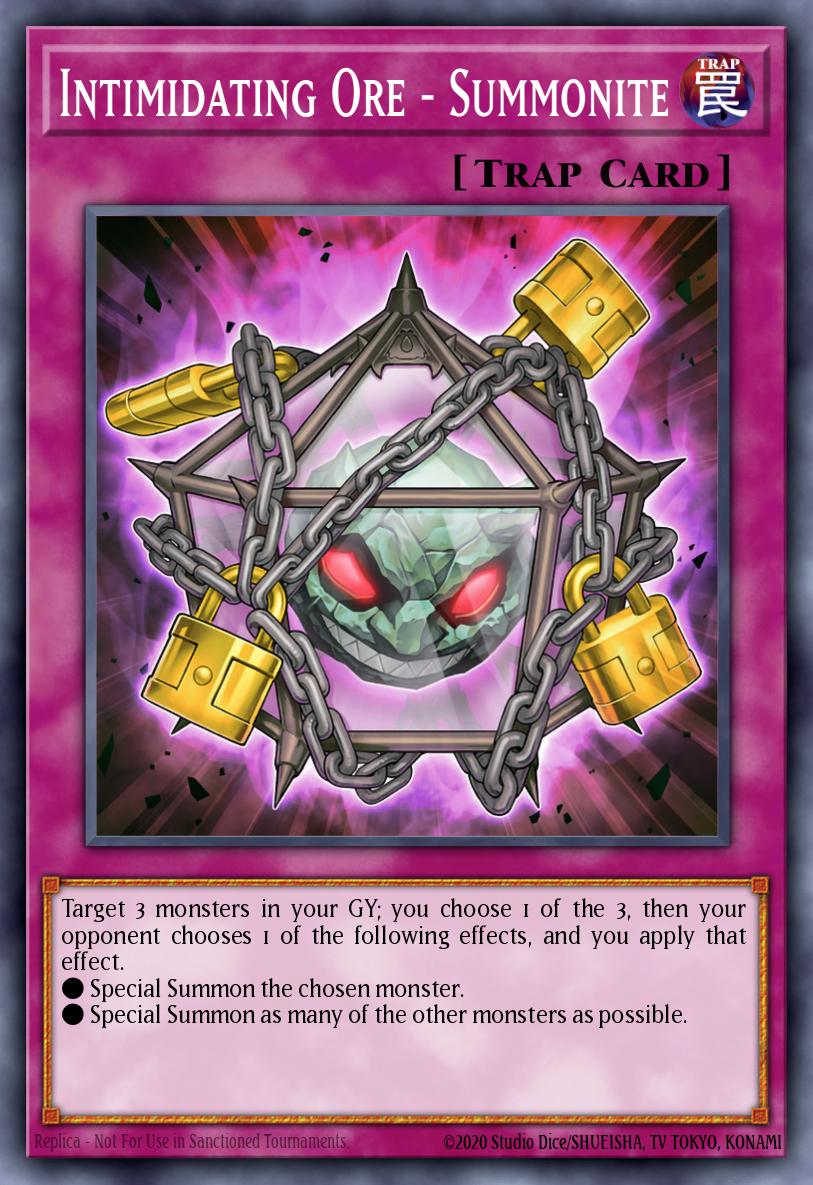 (334) YuGiOh TCG MP24: 25th Anniversary Tin: Dueling Mirrors Single: Intimidating Ore - Summonite Common