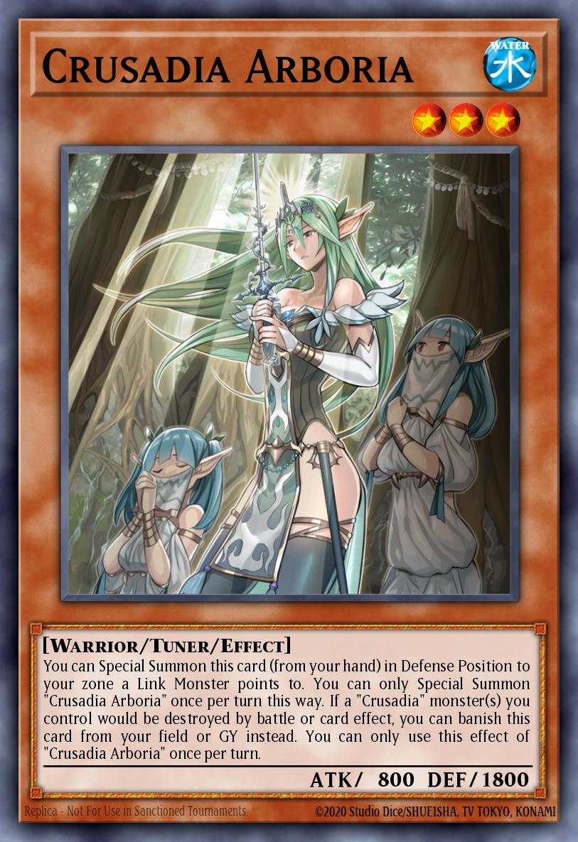 (078) YuGiOh TCG MP19: 2019 Gold Sarcophagus Tin Mega Pack Single: Crusadia Arboria Super Rare