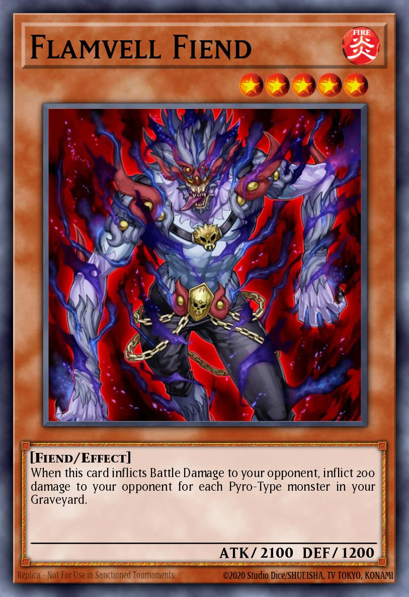 (029) YuGiOh TCG OP18: OTS Tournament Pack 18 Single: Flamvell Fiend Common