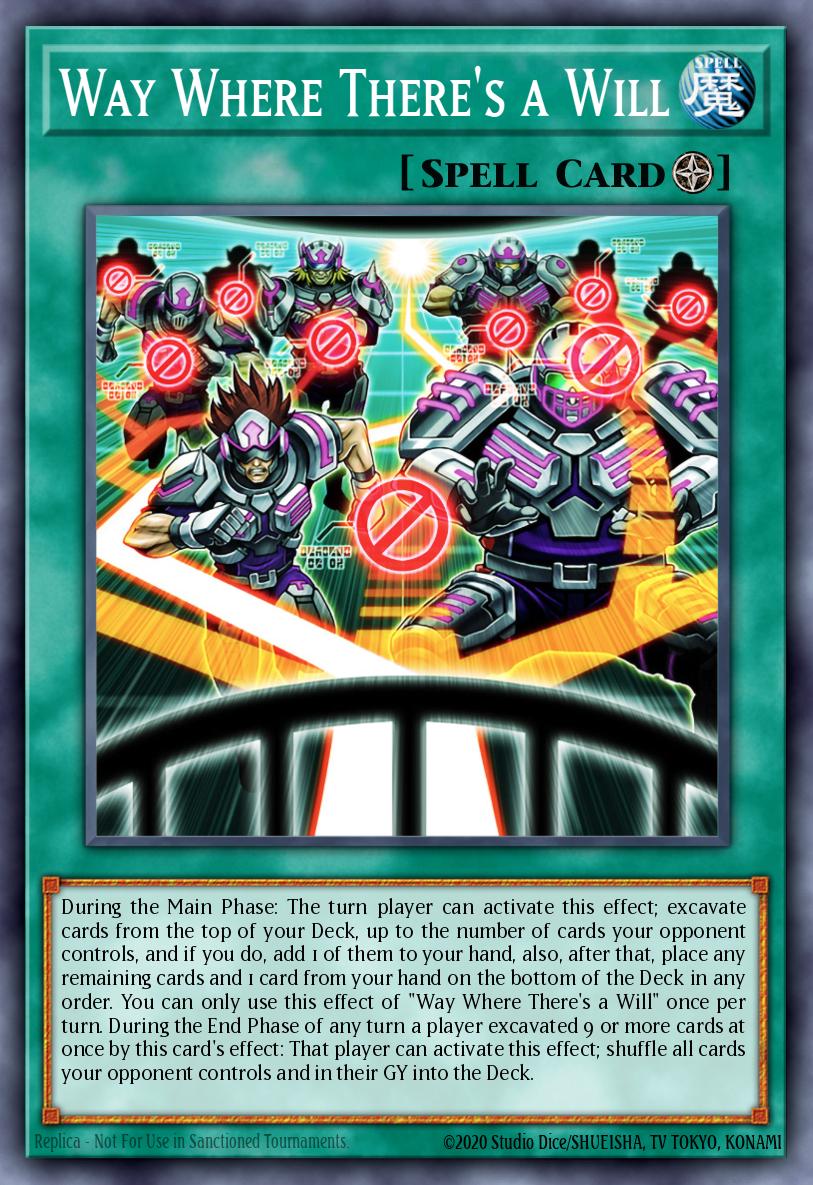 (067) YuGiOh TCG LEDE: Legacy of Destruction Single: Way Where There's a Will Super Rare