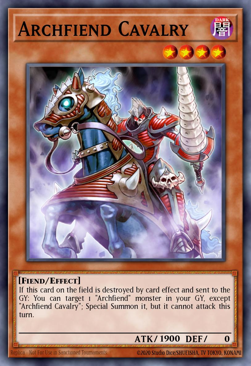 (083) YuGiOh TCG MP14: 2014 Mega-Tins Mega-Pack Single: Archfiend Cavalry Rare