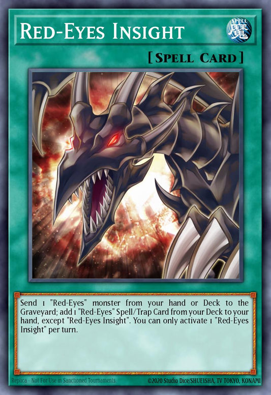 (061) YuGiOh TCG RA03: Quarter Century Bonanza Single: Red-Eyes Insight (V.2 - Ultra Rare)  Ultra Rare