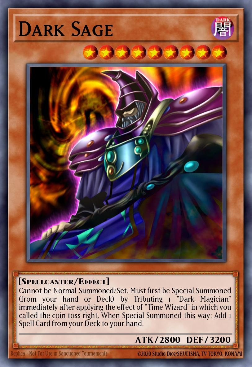 (002) YuGiOh TCG DOD: Dawn of Destiny Single: Dark Sage (V.1 - Secret Rare) Secret Rare