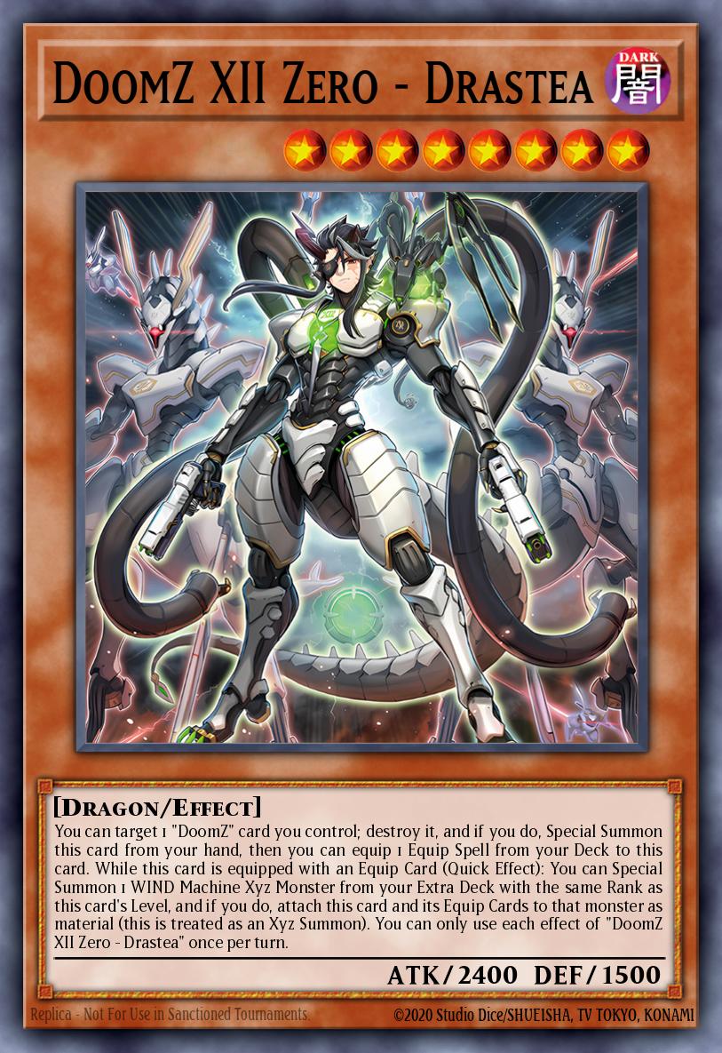 (008) YuGiOh TCG DOOD: Doom of Dimensions Single: DoomZ XII Zero - Drastea (V.1 - Secret Rare) Secret Rare