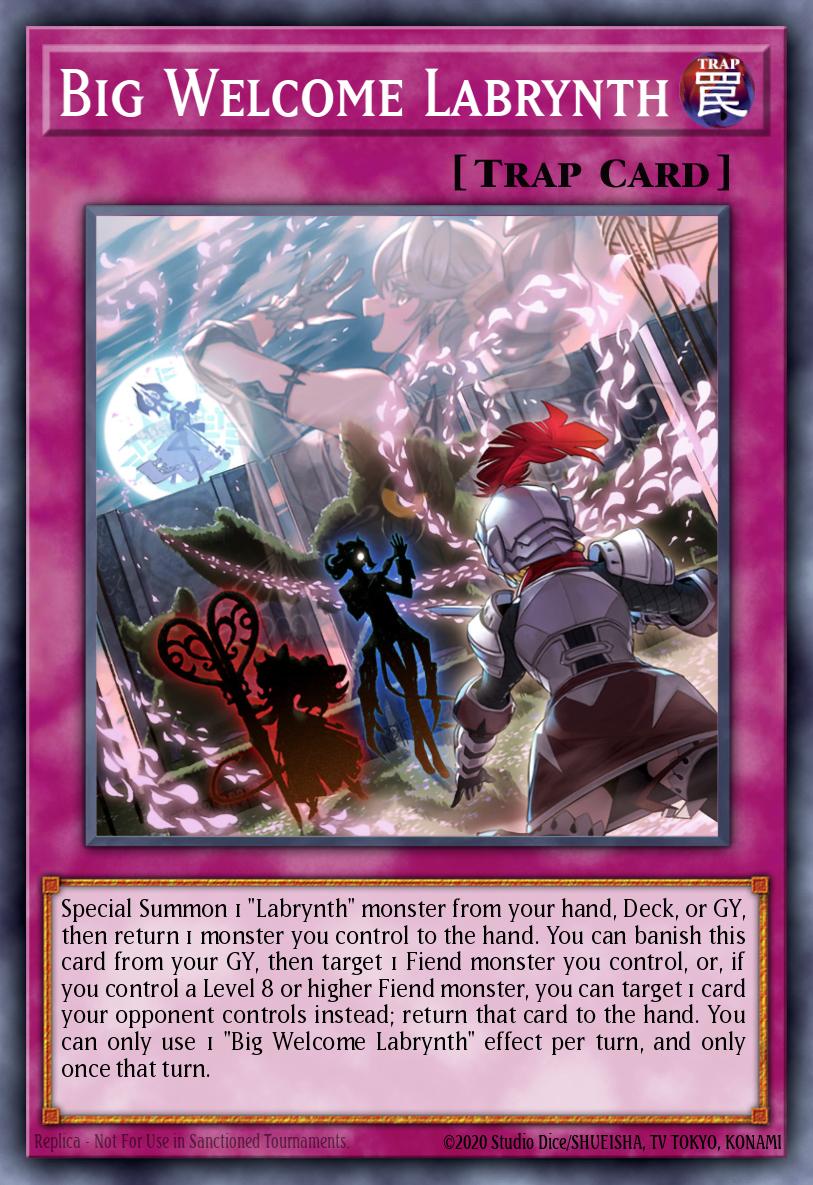 (074) YuGiOh TCG MP24: 25th Anniversary Tin: Dueling Mirrors Single: Big Welcome Labrynth Secret Rare