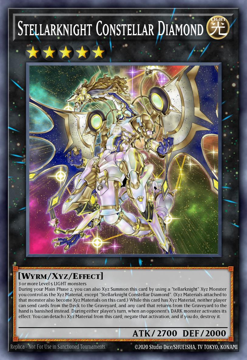 (241) YuGiOh TCG RA04: Quarter Century Stampede Single: Stellarknight Constellar Diamond (V.2 - Quarter Century Secret Rare) Quarter Century Secret Rare