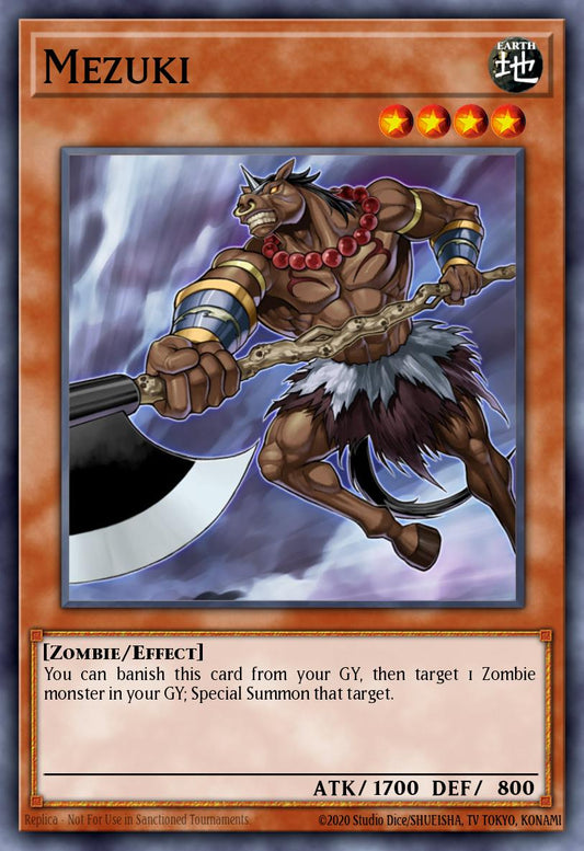(016) YuGiOh TCG PP02: Premium Pack 2 Single: Mezuki  Secret Rare