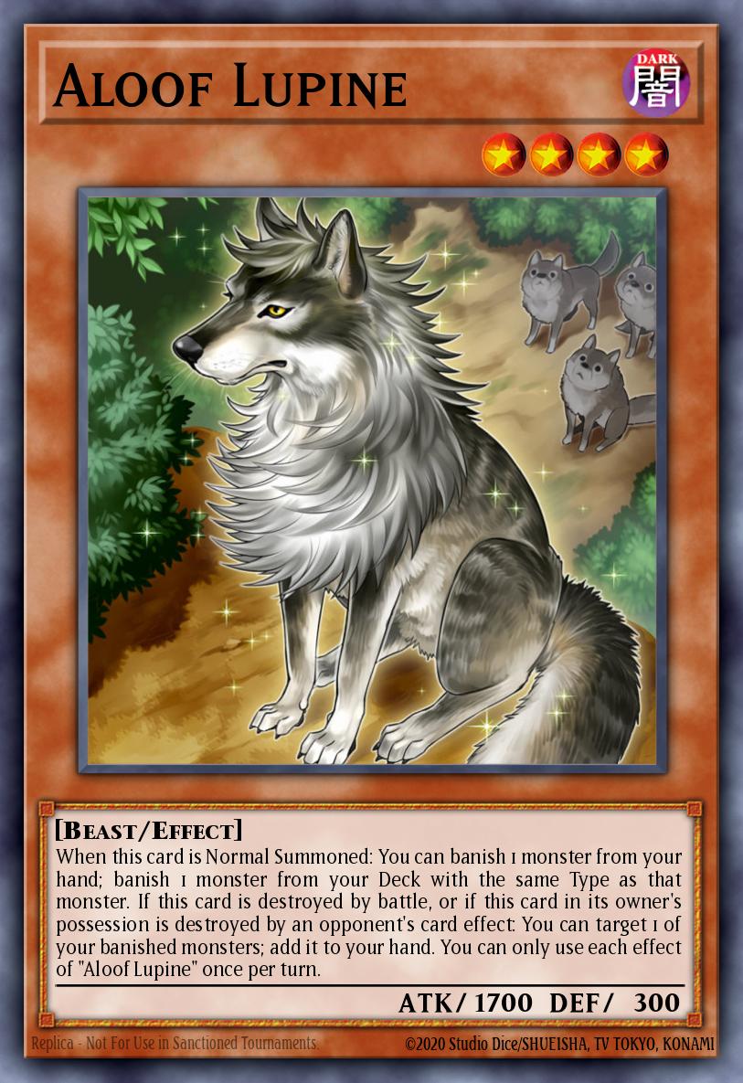 (015) YuGiOh TCG MP20: 2020 Tin of Lost Memories Mega Pack Single: Aloof Lupine Rare