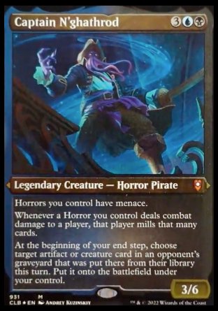 (931) Magic The Gathering Commander Legends: Battle for Baldur's Gate: Extras Single: Captain N'ghathrod (V.3) Special