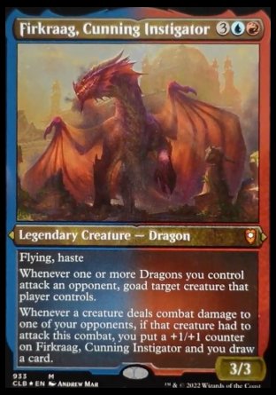 (933) Magic The Gathering Commander Legends: Battle for Baldur's Gate: Extras Single: Firkraag, Cunning Instigator (V.3) Special