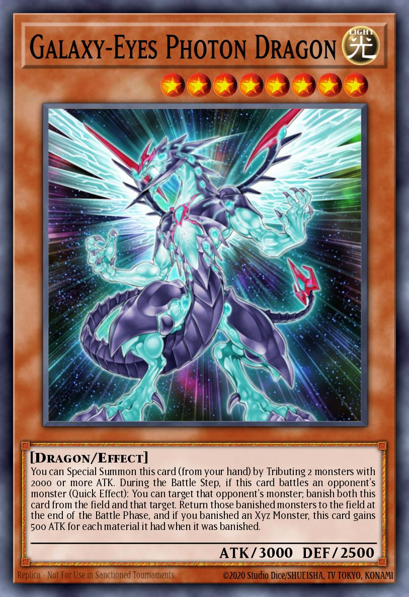 (007) YuGiOh TCG BLMM: Battles of Legend: Monster Mayhem Single: Galaxy-Eyes Photon Dragon (V.2 - Starlight Rare) Starlight Rare