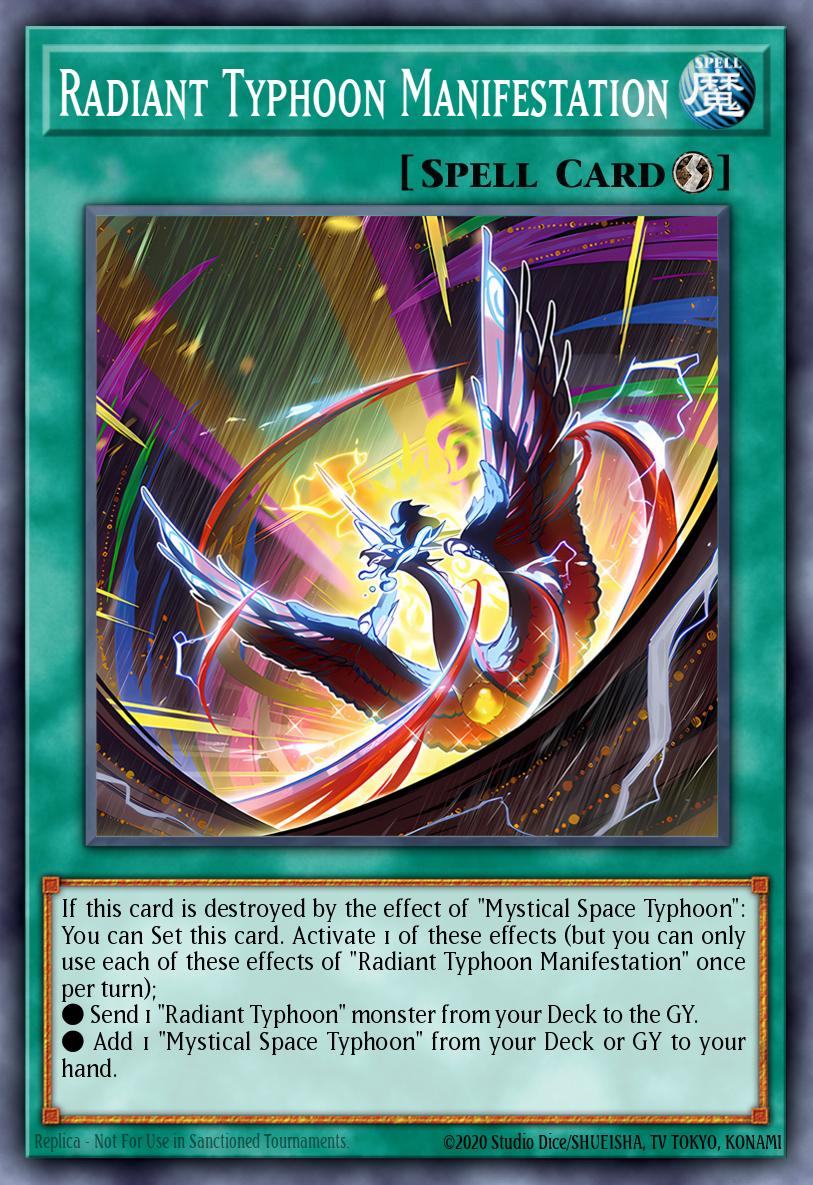 (062) YuGiOh TCG DOOD: Doom of Dimensions Single: Radiant Typhoon Manifestation Common