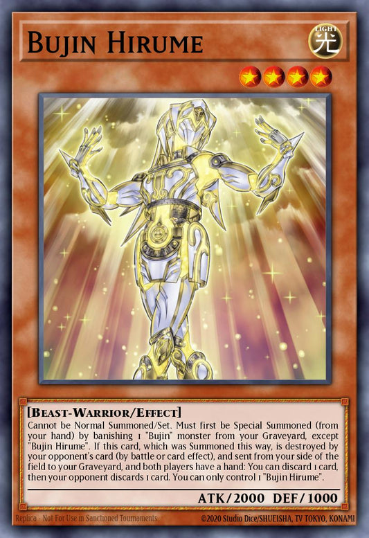 (024) YuGiOh TCG PRIO: Primal Origin Single: Bujin Hirume  Ultra Rare