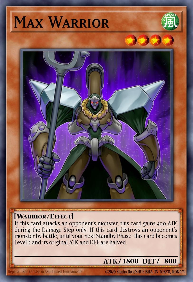 (003) YuGiOh TCG SOVR: Stardust Overdrive Single: Max Warrior Super Rare