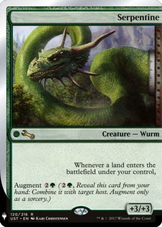 (120) Magic The Gathering The List Single: Serpentine Rare
