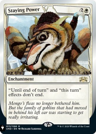 (013) Magic The Gathering The List Single: Staying Power Rare