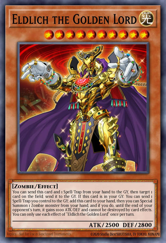 (024) YuGiOh TCG MAGO: Maximum Gold Single: Eldlich the Golden Lord  Premium Gold Rare