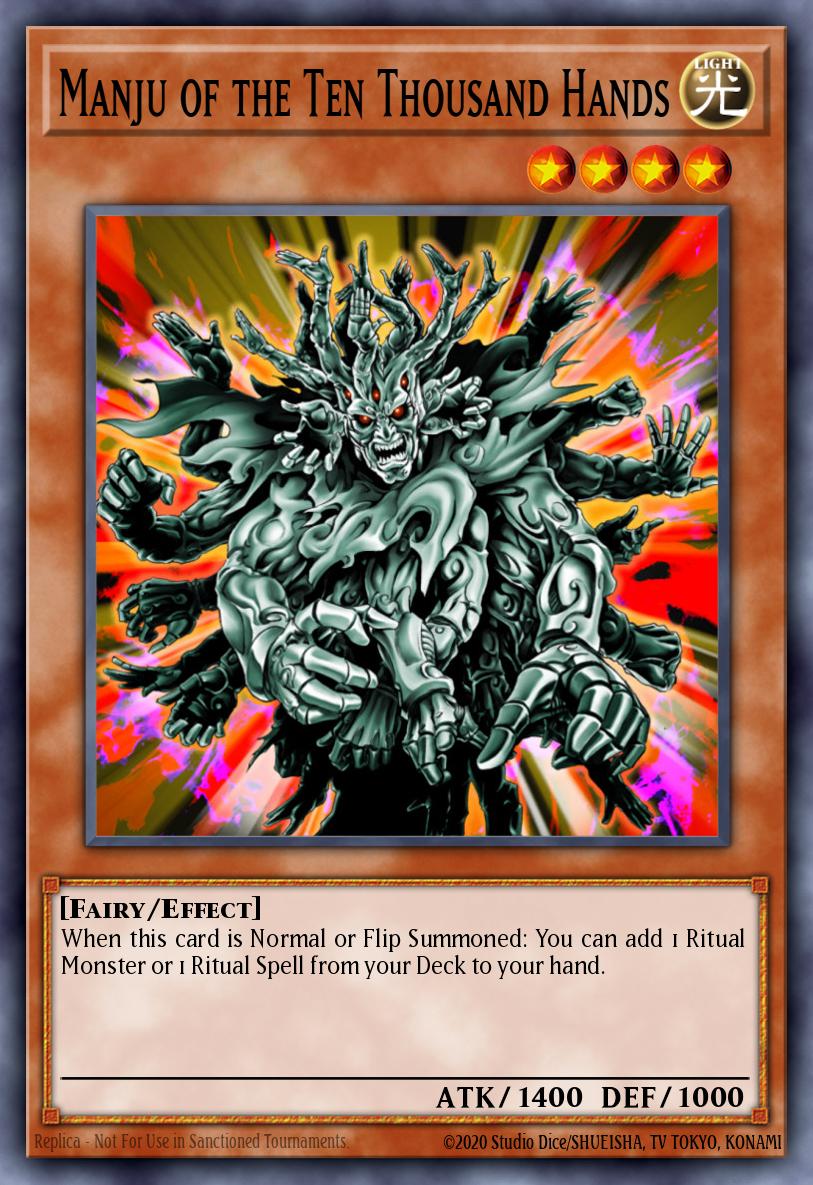 (046) YuGiOh TCG WISU: Wild Survivors Single: Manju of the Ten Thousand Hands Rare