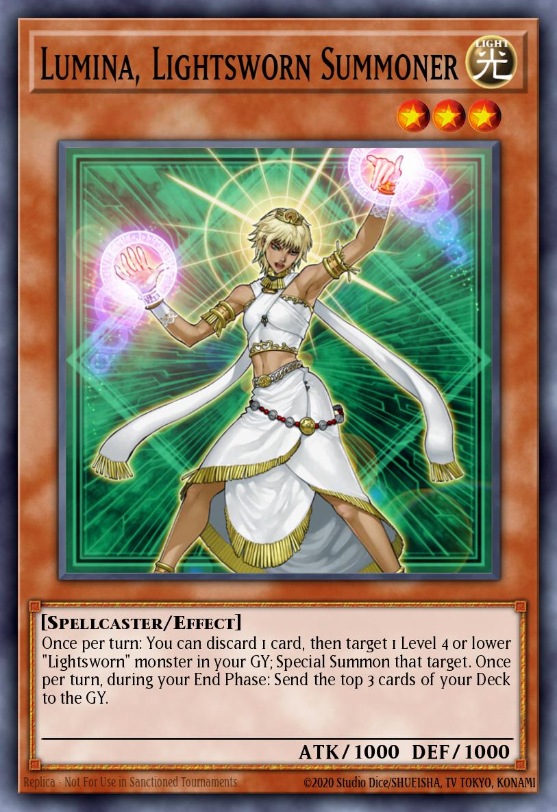 (021) YuGiOh TCG LODT: Light of Destruction Single: Lumina, Lightsworn Summoner (V.1 - Rare) Rare