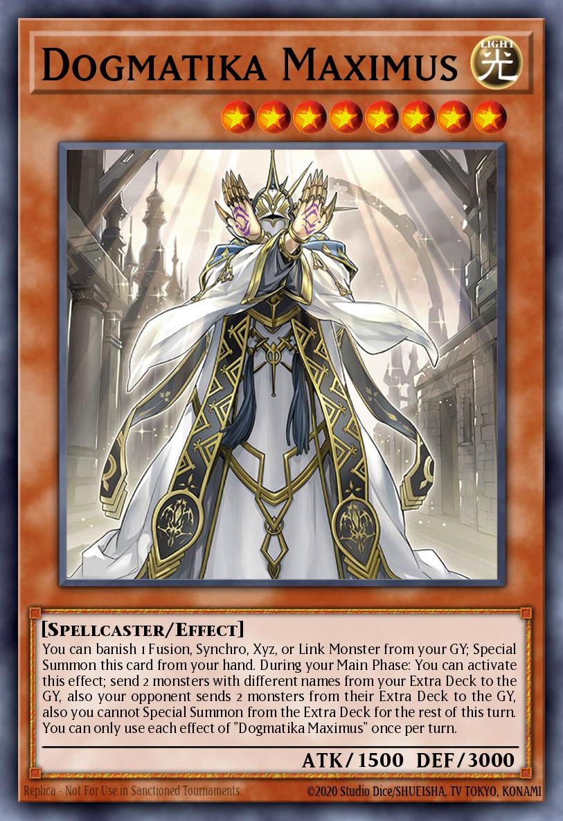 (129) YuGiOh TCG BLMM: Battles of Legend: Monster Mayhem Single: Dogmatika Maximus Ultra Rare