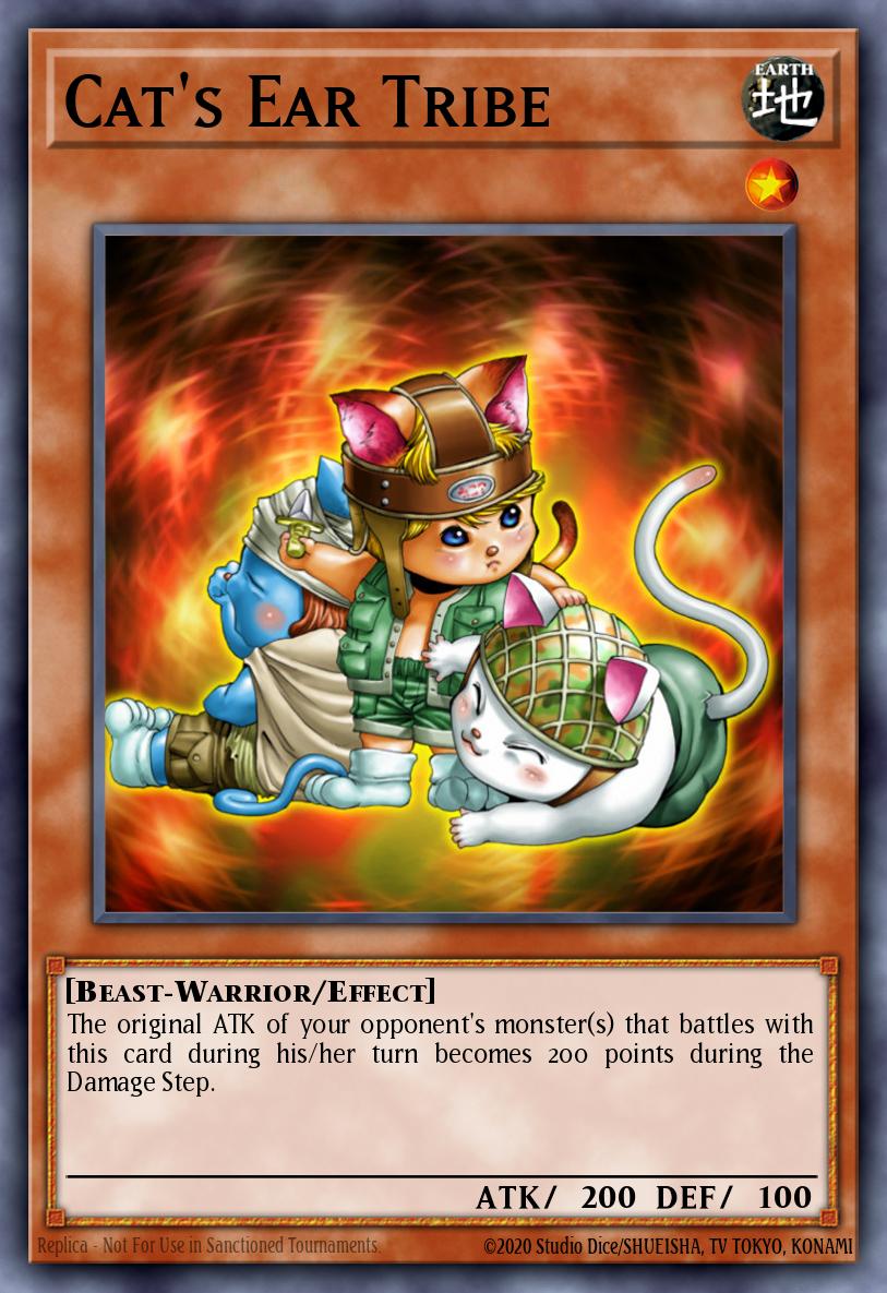 (081) YuGiOh TCG MFC: Magician's Force Single: Cat's Ear Tribe Rare