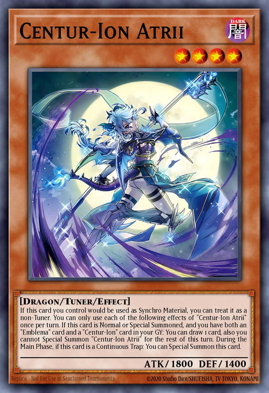(021) YuGiOh TCG INFO: The Infinite Forbidden Single: Centur-Ion Atrii  Super Rare